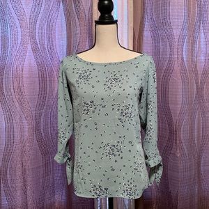 Light green Loft blouse